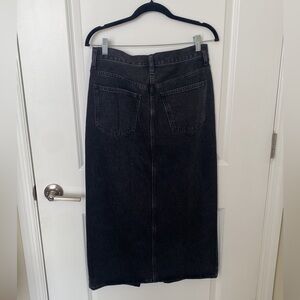NEVER WORN: Madewell Denim Skirt with front slit